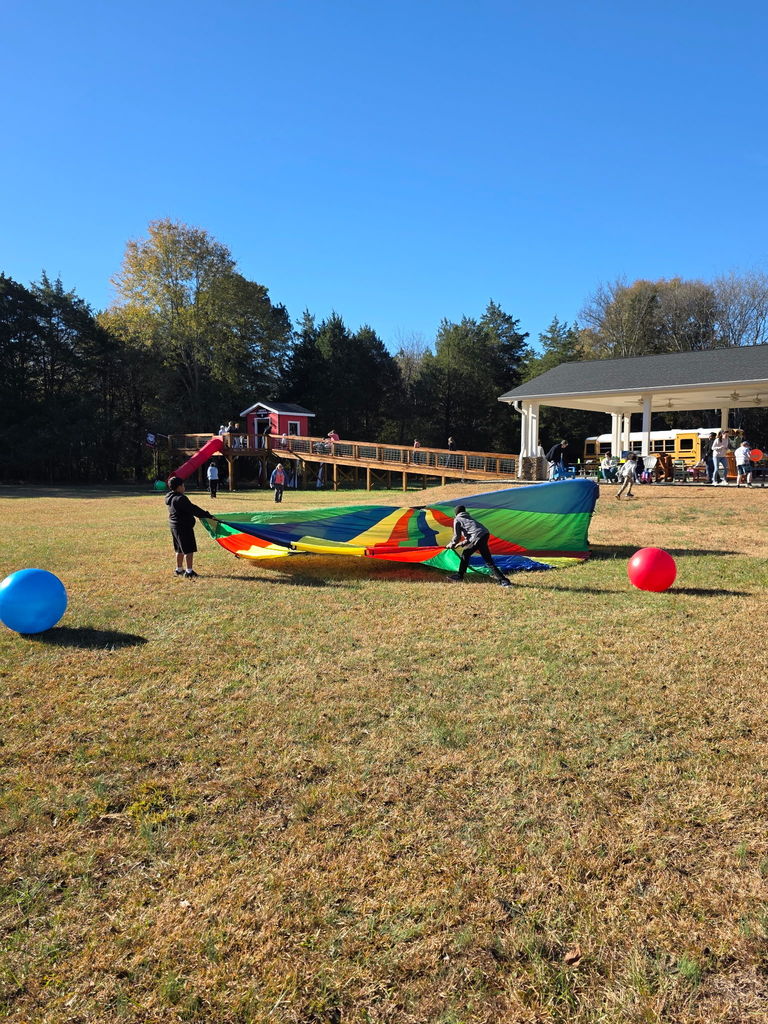 Some of our Exceptional Education students had a fun field trip to The Sweet Cocoon yesterday! It was a beautiful fall day full of sensory and exploring their new inclusive tree house! 🍂☀️🍁🌳