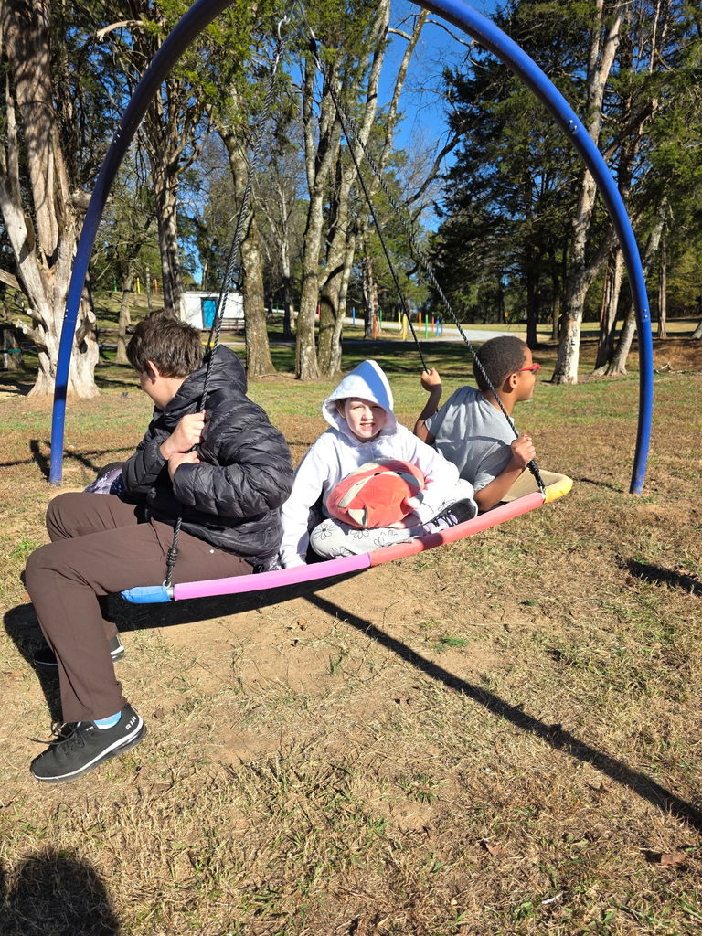 Some of our Exceptional Education students had a fun field trip to The Sweet Cocoon yesterday! It was a beautiful fall day full of sensory and exploring their new inclusive tree house! 🍂☀️🍁🌳