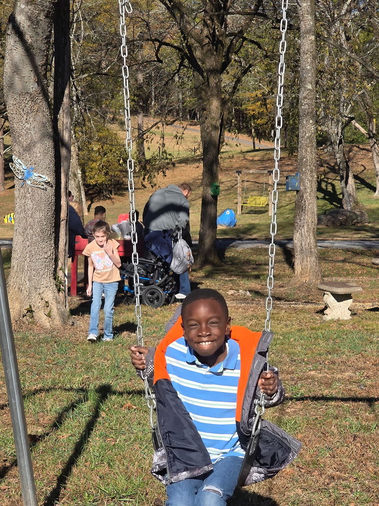 Some of our Exceptional Education students had a fun field trip to The Sweet Cocoon yesterday! It was a beautiful fall day full of sensory and exploring their new inclusive tree house! 🍂☀️🍁🌳