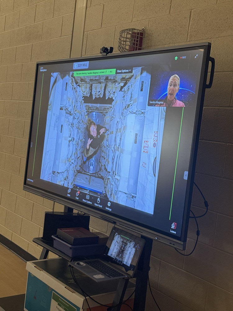 3rd grade call with NASA astronaut 