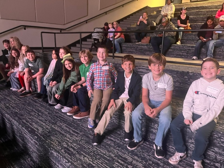 students setting in a line