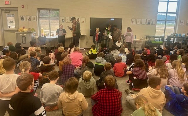 📚✨ Round 2 of our Special Visit Alert! ✨📚  Our3rd - 5th grade students had a wonderful time today with Mr. Shalin, Youth Services Coordinator at Bartow County Public Library!  He shared all about the amazing things happening at the library, read some fun stories, and even did some interactive readers theatre! 🎭 A big thank you to Mr. Shalin for bringing the joy of reading and imagination to our school today! 💛💙