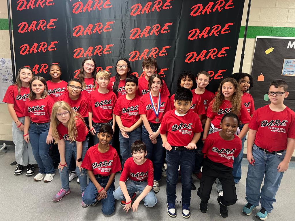 HCES is proud to celebrate our fifth-grade students! Throughout this semester, they have participated in the D.A.R.E. program each week, demonstrating commitment and perseverance. Their hard work and dedication were honored during the D.A.R.E. Graduation ceremony, recognizing this important achievement. Congratulations to our fifth graders on this accomplishment—we are so proud of you!