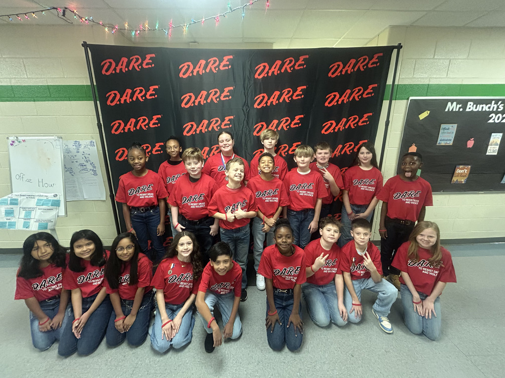 HCES is proud to celebrate our fifth-grade students! Throughout this semester, they have participated in the D.A.R.E. program each week, demonstrating commitment and perseverance. Their hard work and dedication were honored during the D.A.R.E. Graduation ceremony, recognizing this important achievement. Congratulations to our fifth graders on this accomplishment—we are so proud of you!