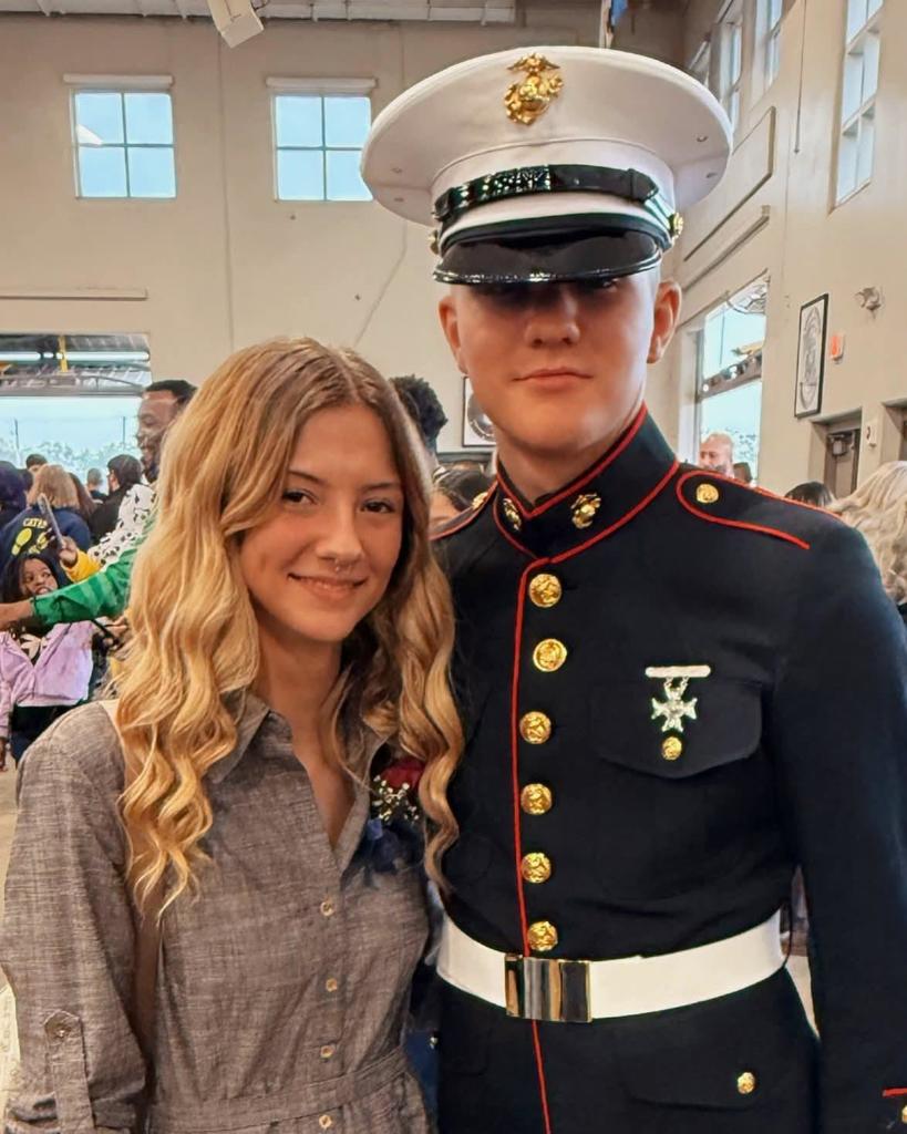 Tyler Bohannon and his wife