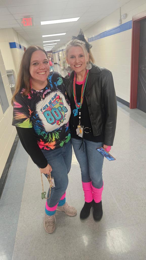 🩷🩵💜It was a 🌟totally rad🌟 80th Day of School. Like, totally! Thanks for celebrating with us!💜🩵🩷