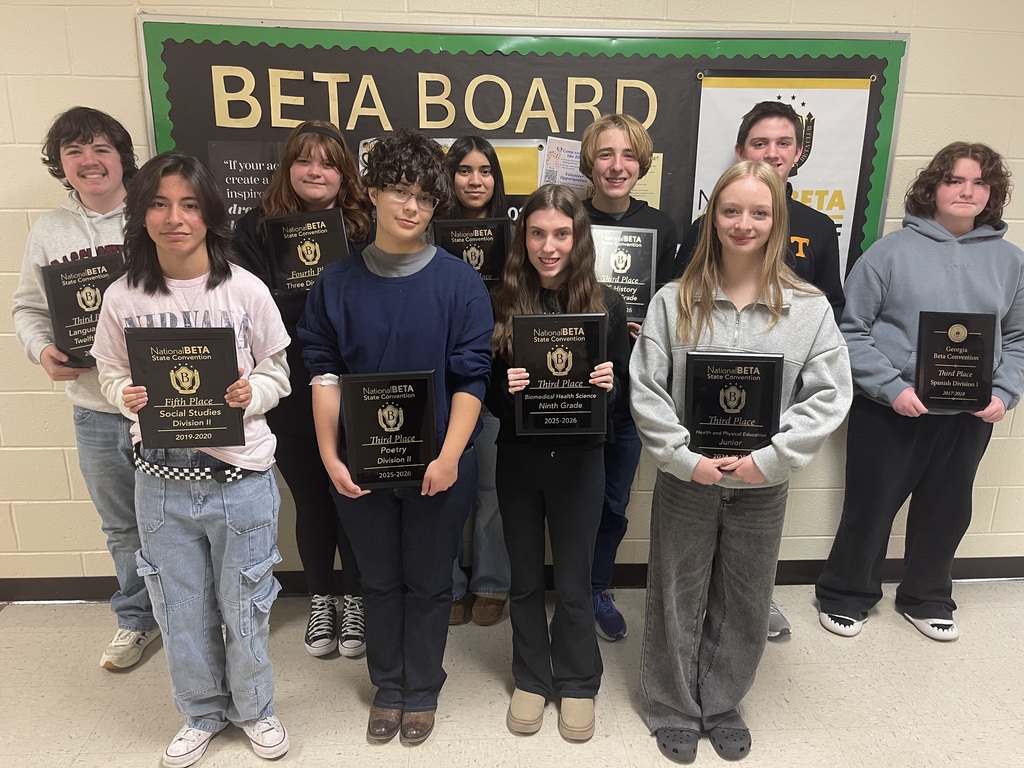 Cass High School Beta Club students
