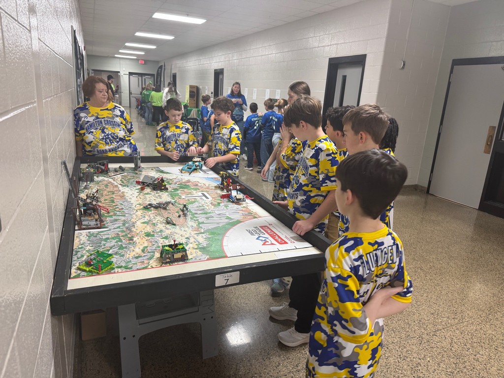 HCES is proud of our Robo-Knights who competed today at the Chattanooga Region Lego Robotics Qualifier. They represented Hamilton Crossing with excellence, demonstrating what it means to be Respectful, Responsible, and Ready to Learn. Thank you to all the parents and teachers who came out to support our team.