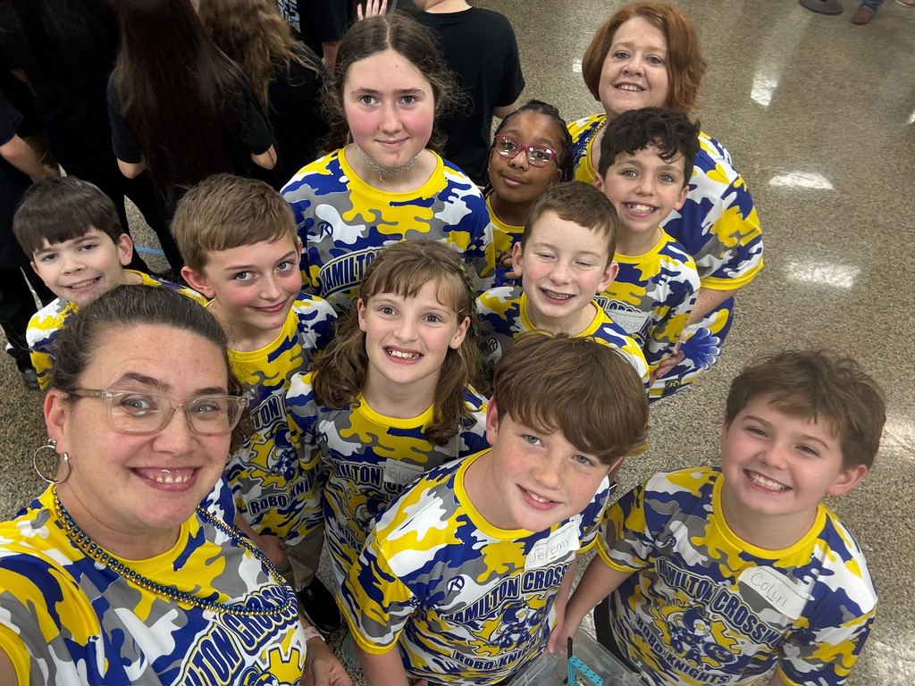 HCES is proud of our Robo-Knights who competed today at the Chattanooga Region Lego Robotics Qualifier. They represented Hamilton Crossing with excellence, demonstrating what it means to be Respectful, Responsible, and Ready to Learn. Thank you to all the parents and teachers who came out to support our team.