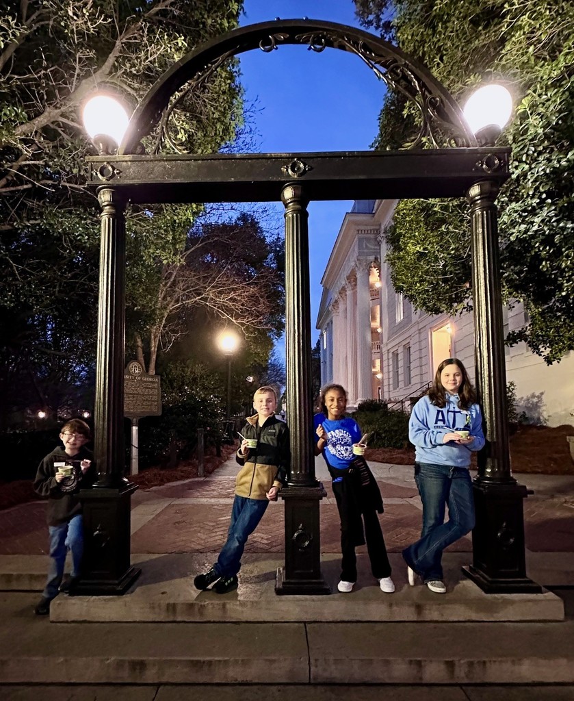 Huge congratulations to these four musical warriors who represented White Elementary at the GMEA Statewide Elementary Honor Chorus in Athens, GA! 🎶 Two days, 500 singers, and one incredible concert!