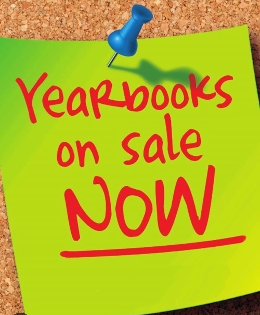 Yearbooks on sale now