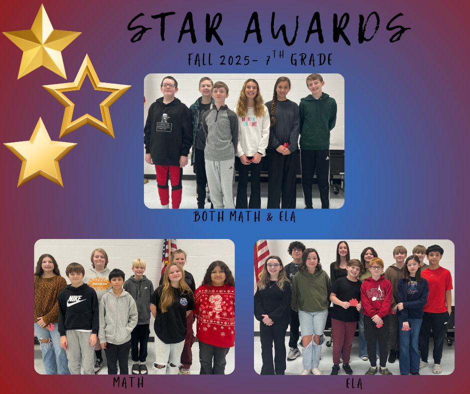 STAR Awards Fall 2025- 7th Grade