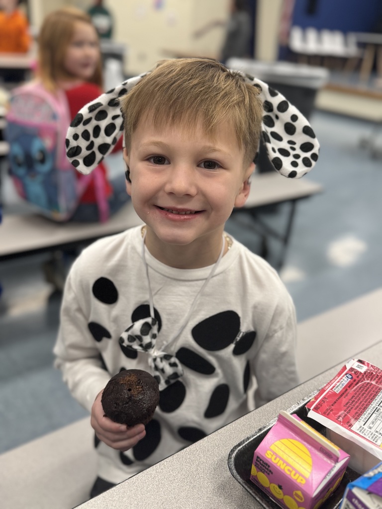 one child dressed up as a dalmation