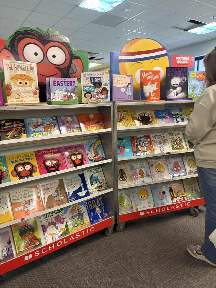 We are excited for our Book Fair! Today, teachers were invited to create classroom wish lists. Stop by during the day or during the Valentine Dance on Friday to check out all the awesome books!