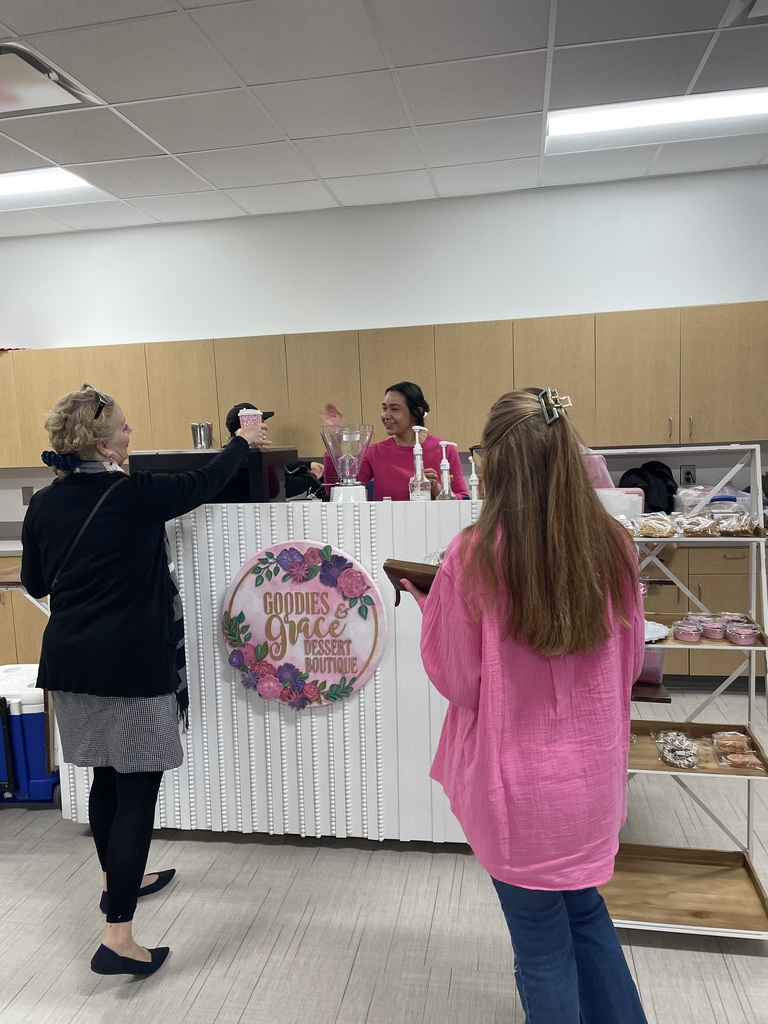 teachers enjoying coffee station