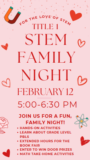 STEM night flyer