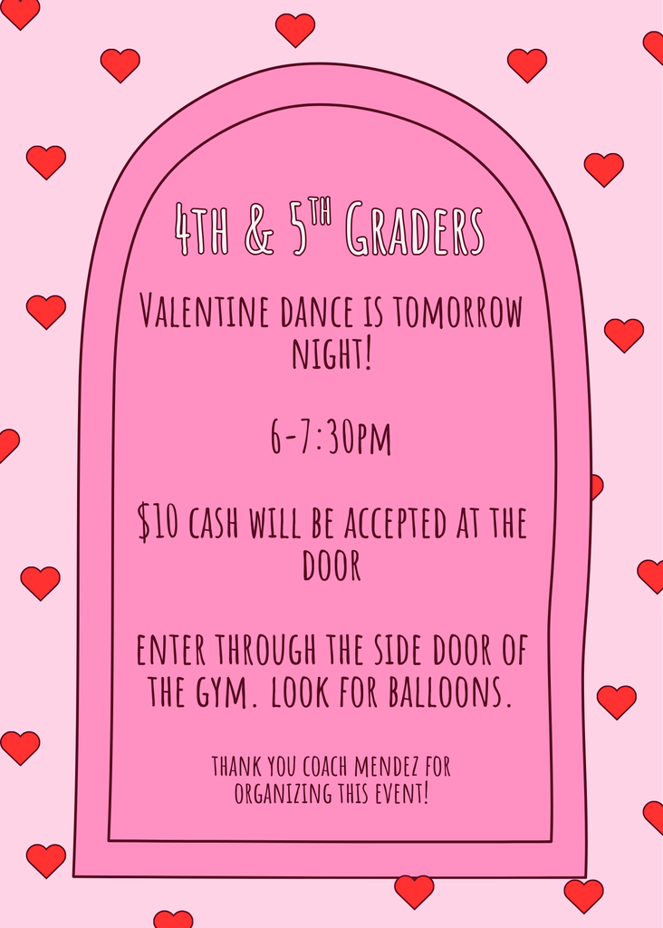 valentine dance reminder