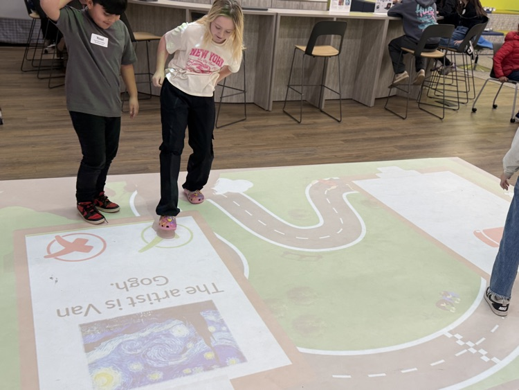 5th grade trip to the BCCCA STEM Innovation Center. Students enjoyed virtual tours of art museums and landmarks, art centered games on the ActiveFloor, and creating different forms of digital artwork!