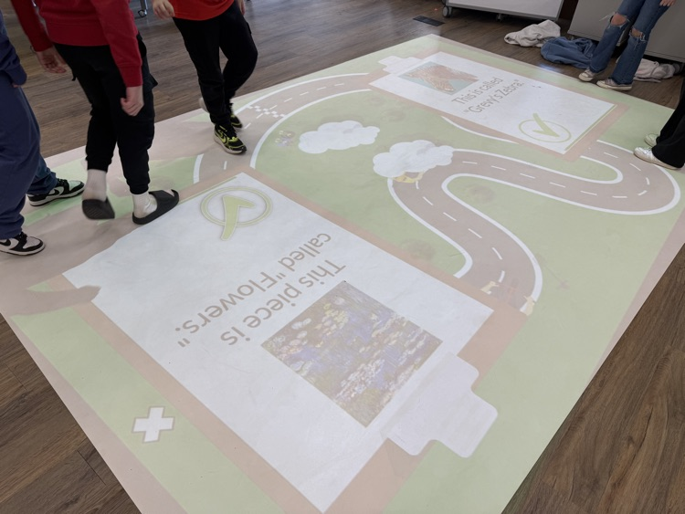 5th grade trip to the BCCCA STEM Innovation Center. Students enjoyed virtual tours of art museums and landmarks, art centered games on the ActiveFloor, and creating different forms of digital artwork!