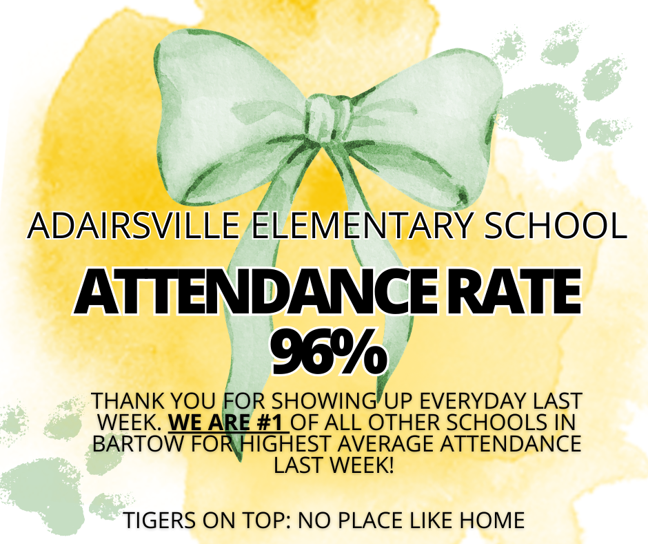 Tigers on Top with Attendance
