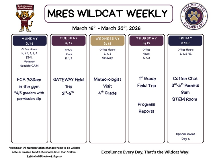 wildcat weekly English