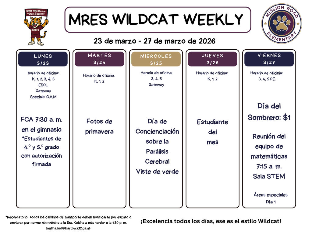 wildcat weekly spanish 