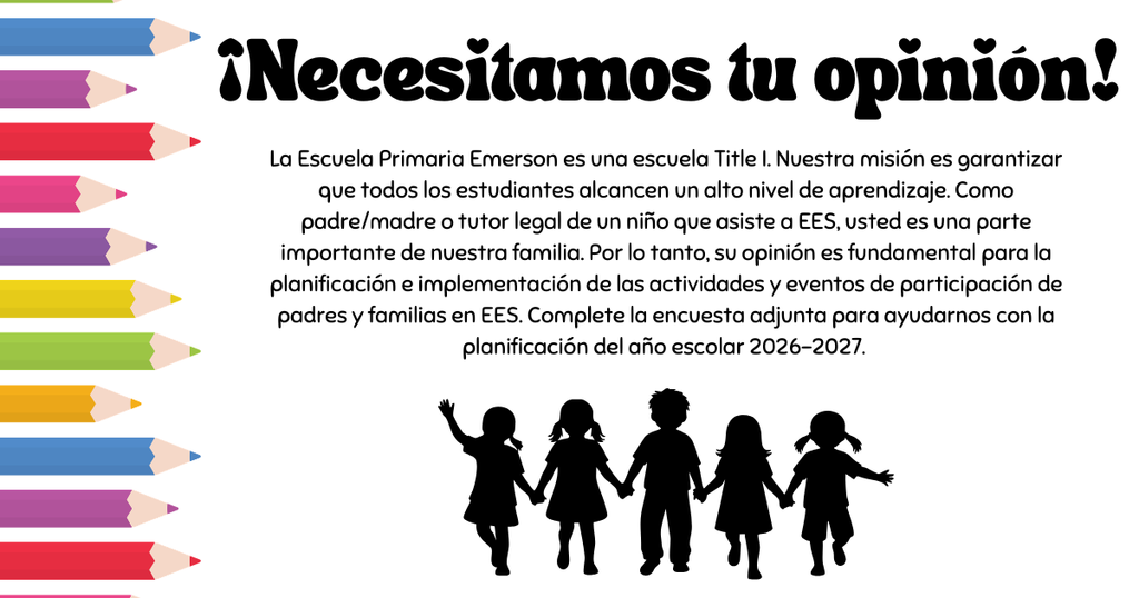 Parents/Guardians: Please take a moment to complete our Title I survey at the links below. Thank you! https://forms.office.com/r/wC8JSLRrET https://forms.office.com/r/ULEkugSPK5