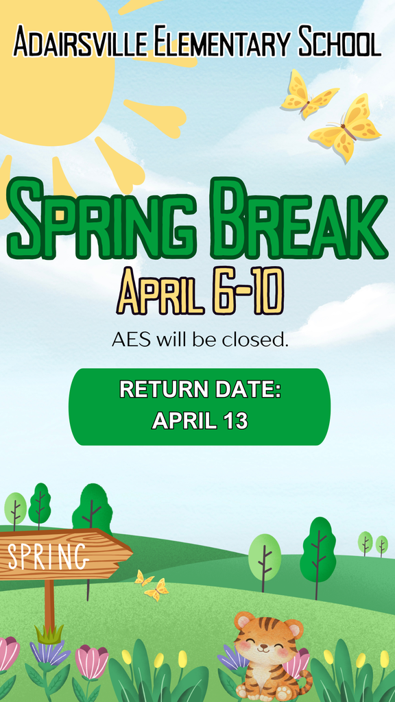 Spring Break is next week.