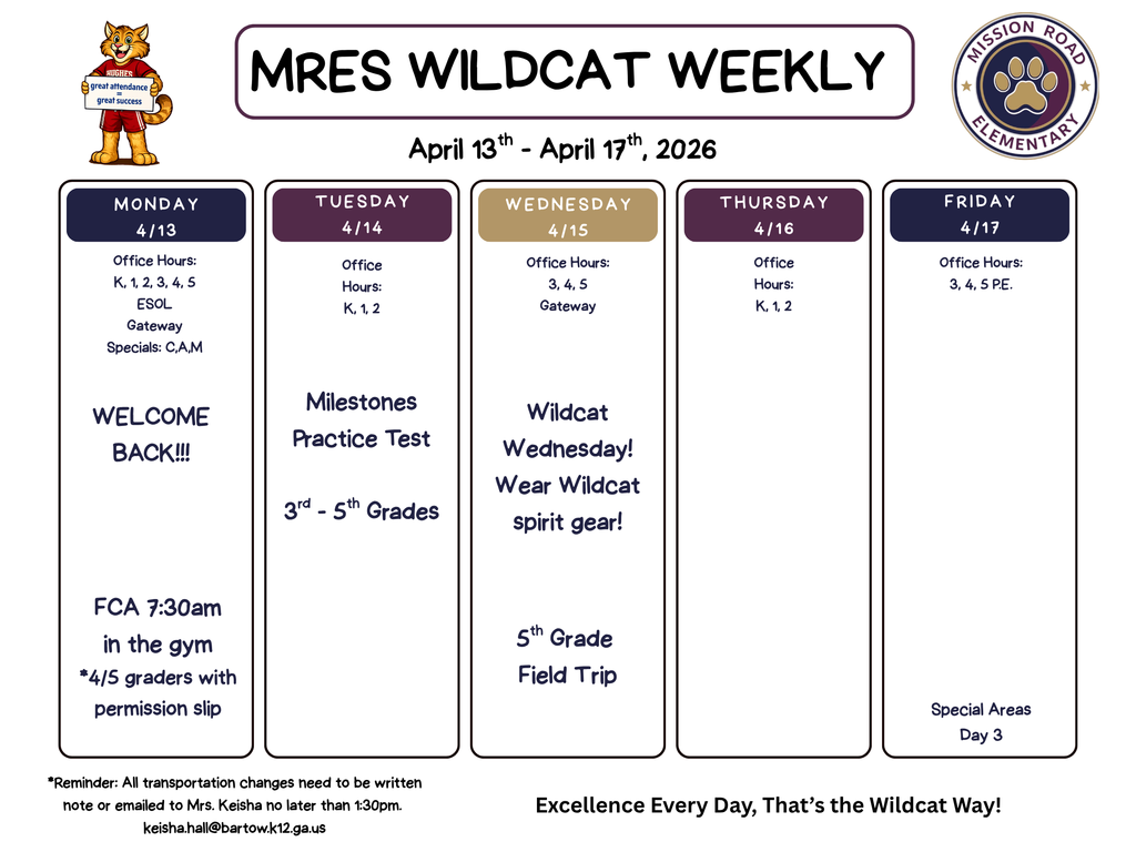 wildcat weekly english 