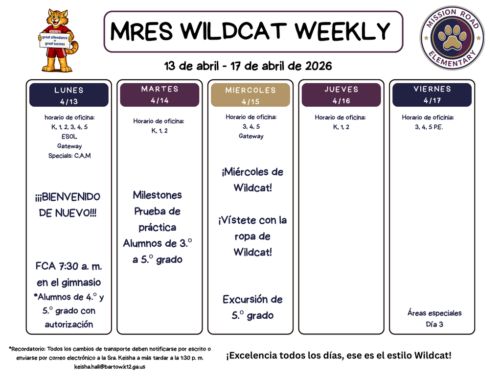 wildcat weekly spanish