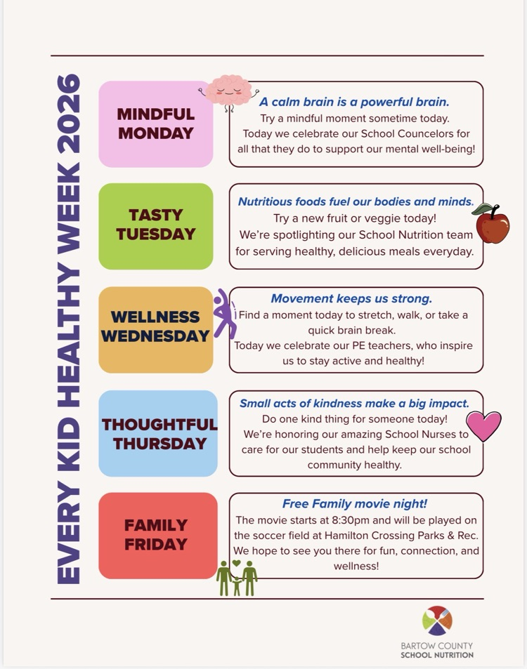 Every Kid Healthy Week starts on Monday! 