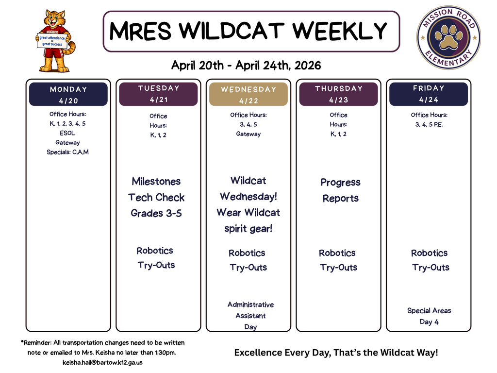 wildcat weekly english