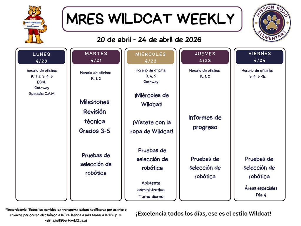 wildcat weekly spanish