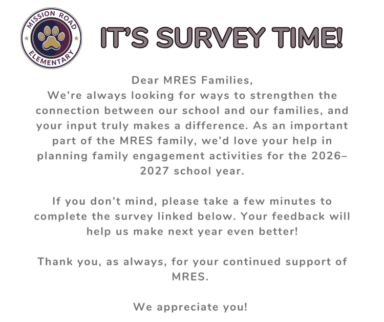 its survey time 