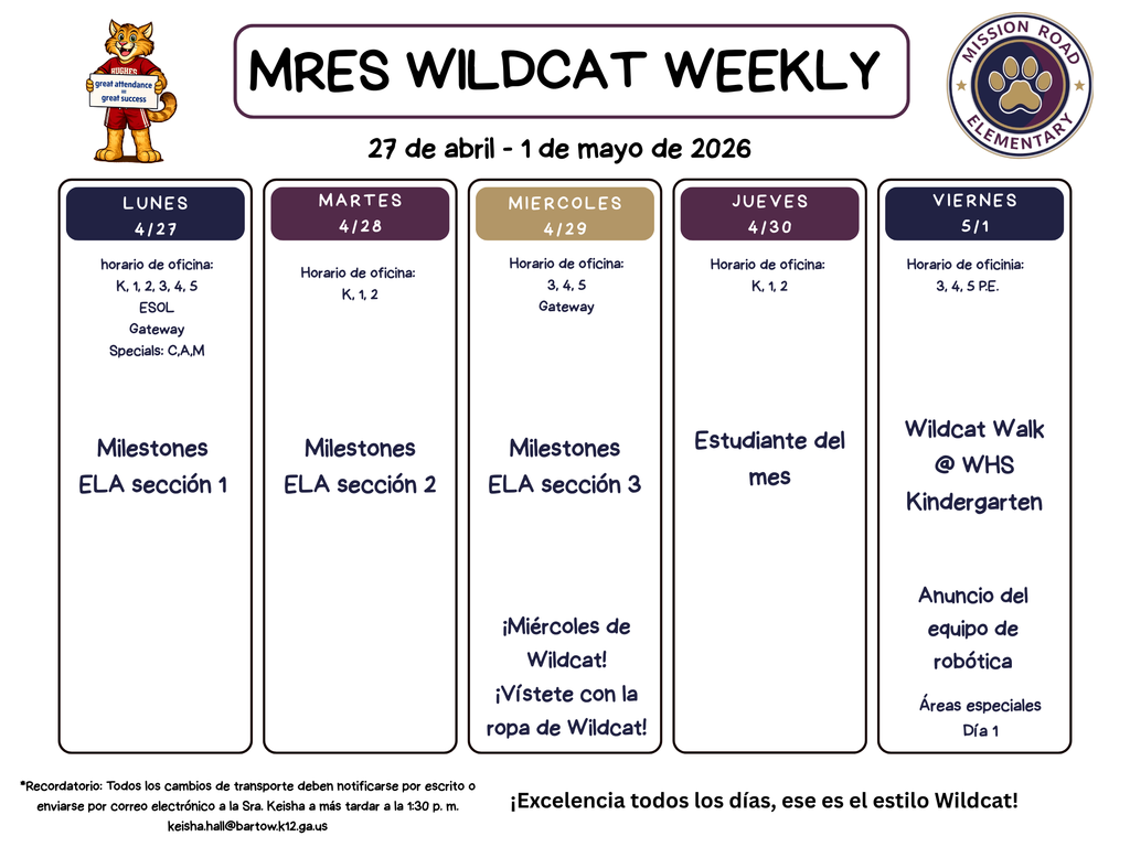 wildcat weekly spanish