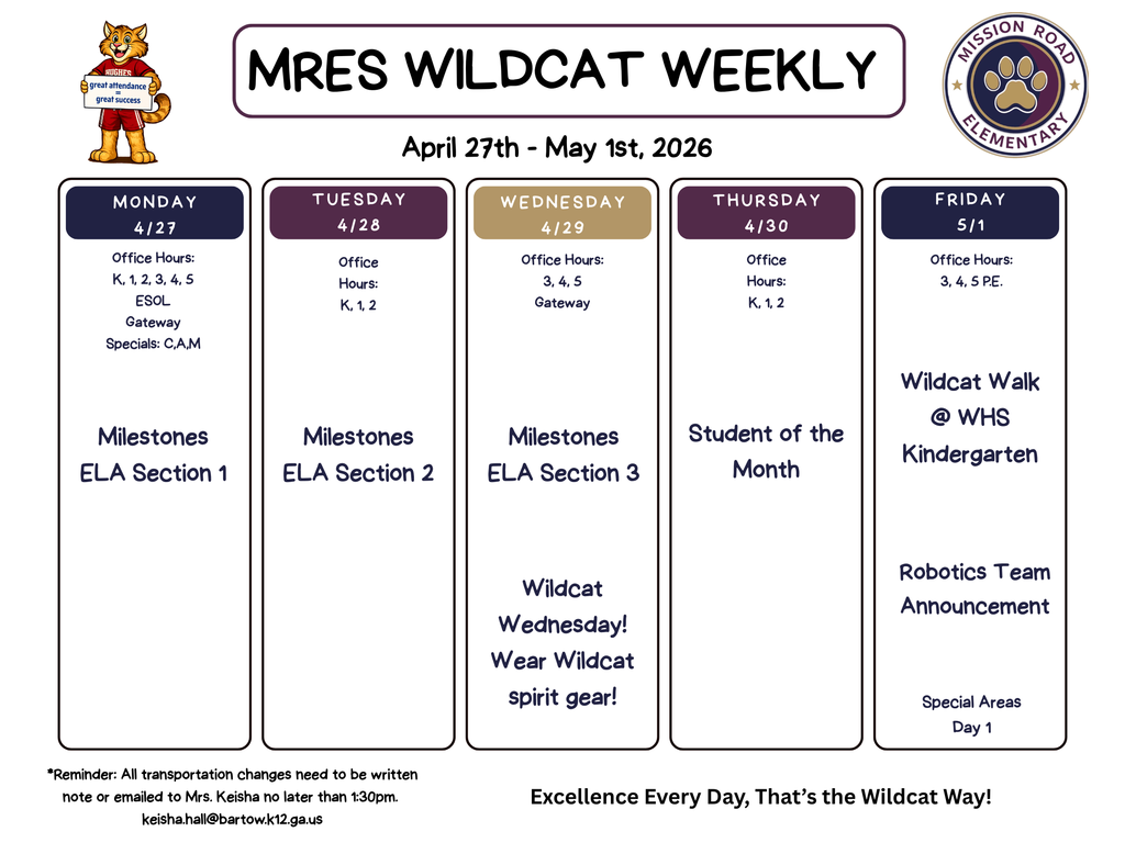 wildcat weekly english