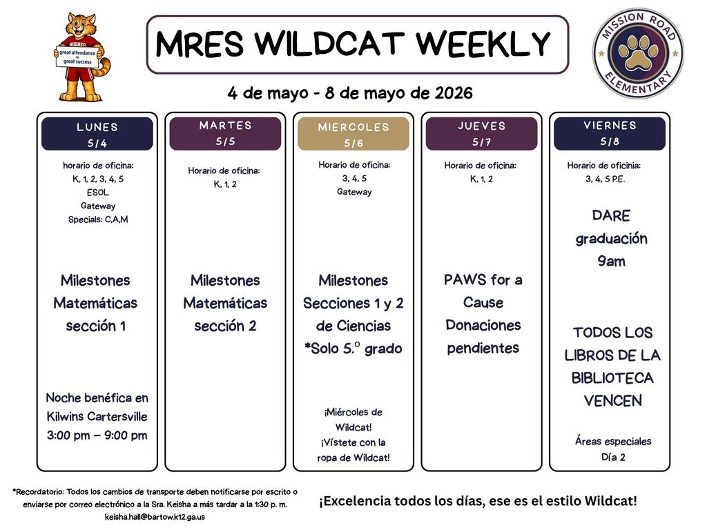 wildcat weekly spanish