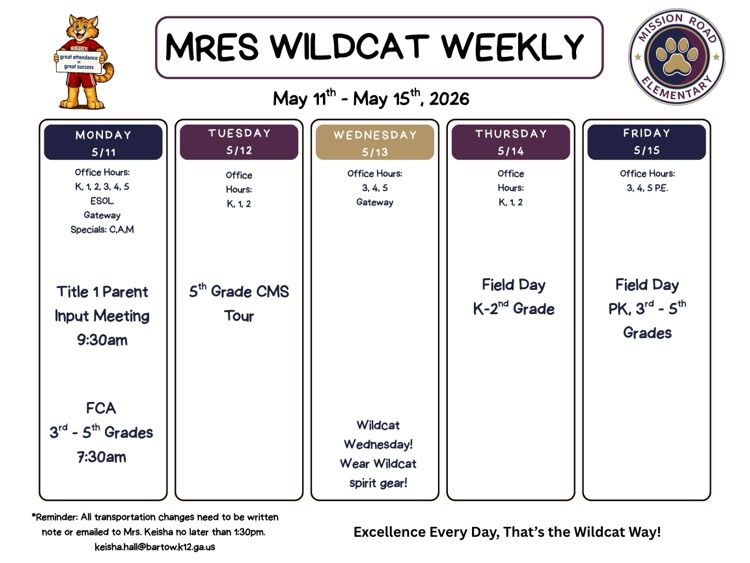 Wildcat weekly English 