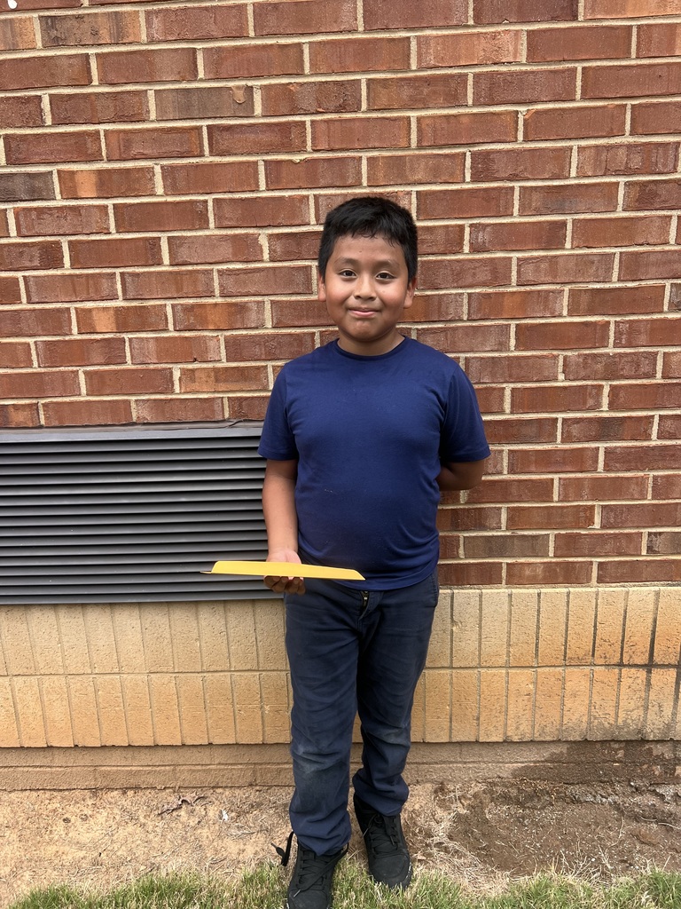 Matthew B. received a perfect attendance reward -- free passes to the Tellus! 