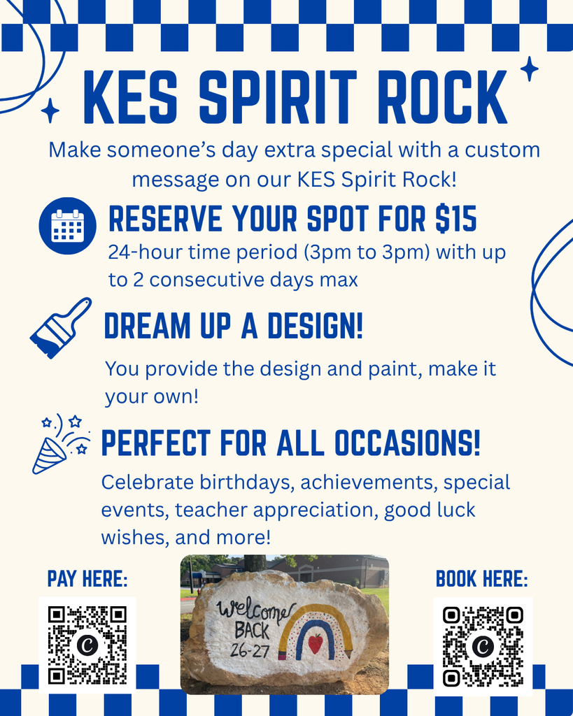Information about our KES Spirit Rock.  Make someone's day extra special with a custom message!