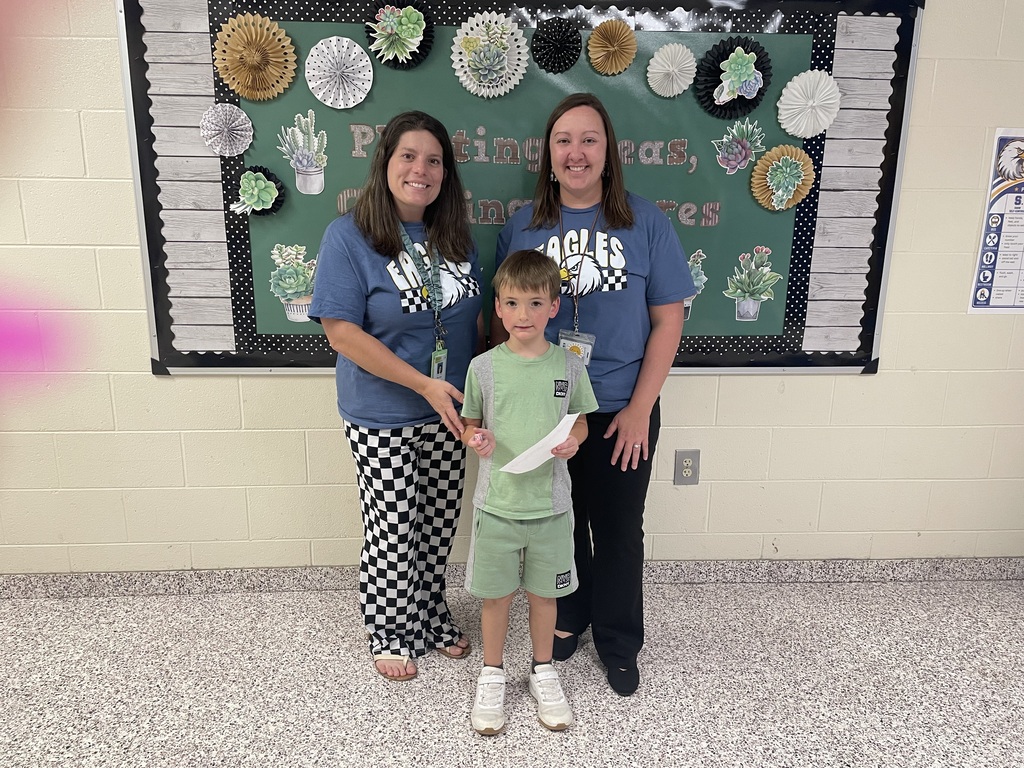 Kindergarteners receiving positive office referrals outside of the front office.