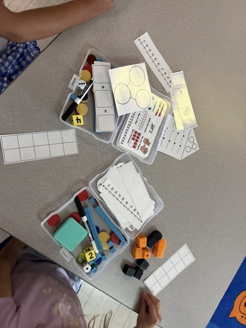 Picture of kindergarten's manipulative box.