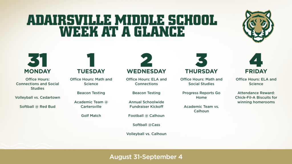 AMS Week at a Glance