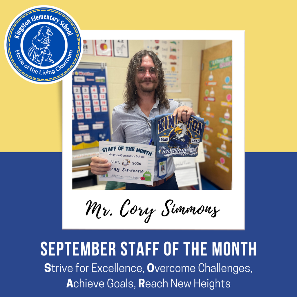 Cory Simmons, September Staff Member of the Month