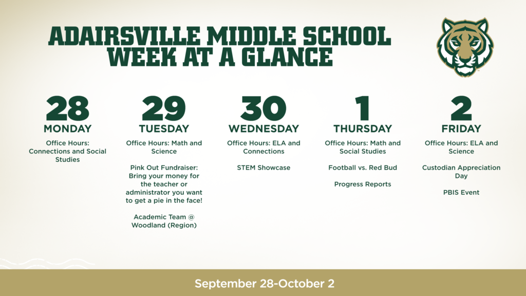 AMS Week at a Glance