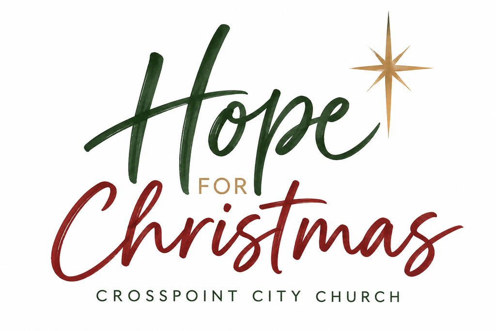 The logo features a star and text reading "Hope for Christmas" in red, green, and gold fonts on a white background.