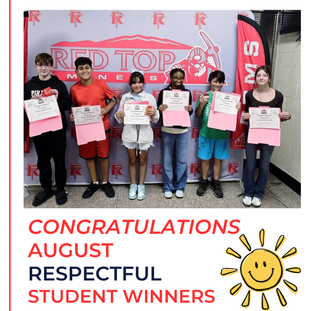 Respectful students of the month for August!