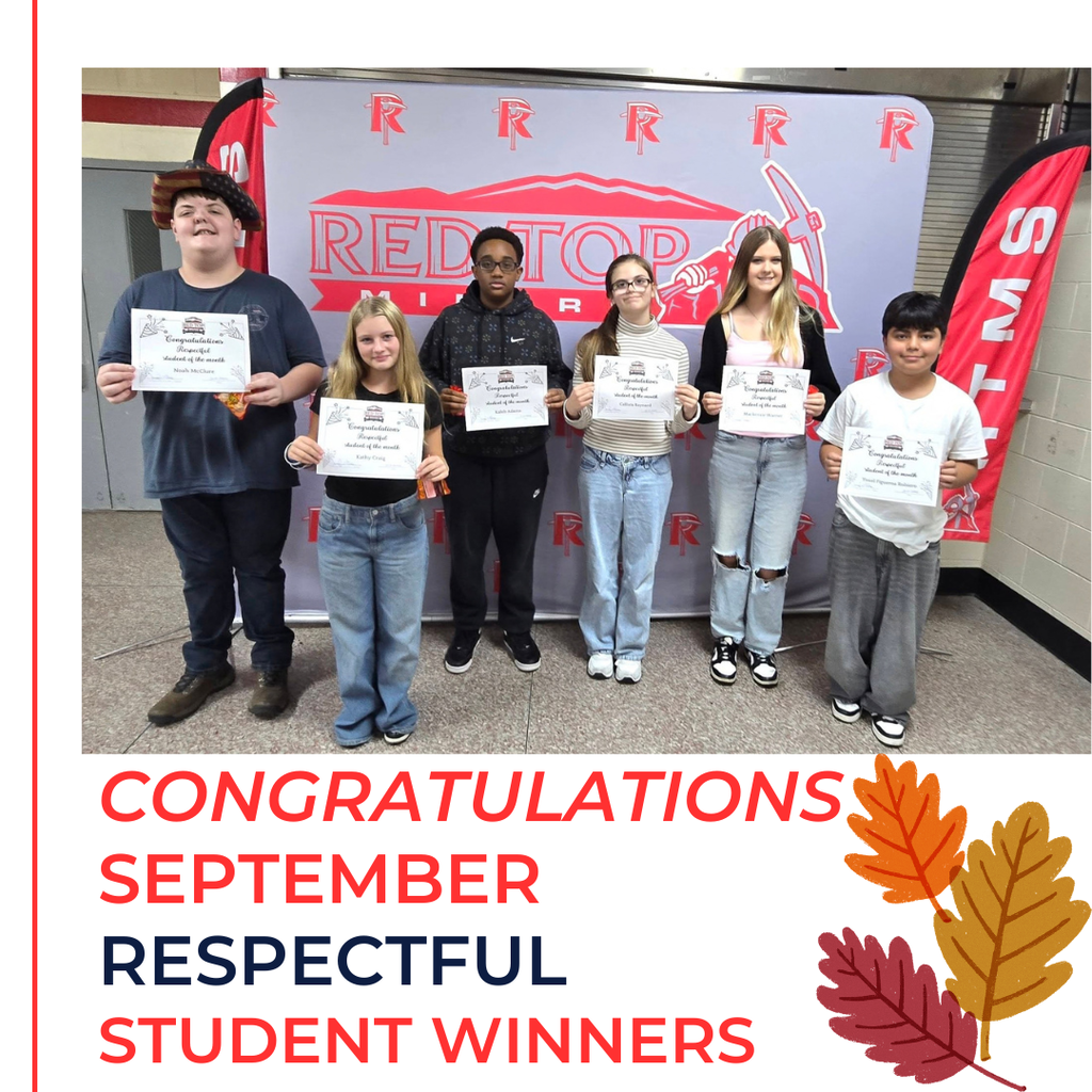 Respectful students of the month for September!