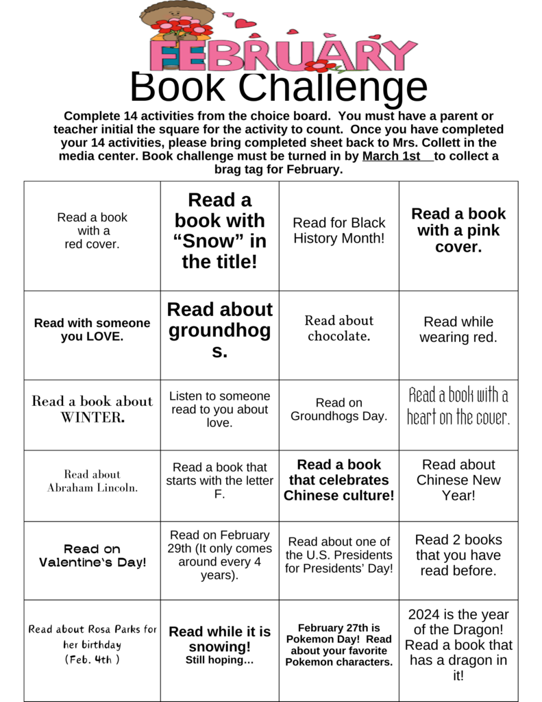 February Book Challenge