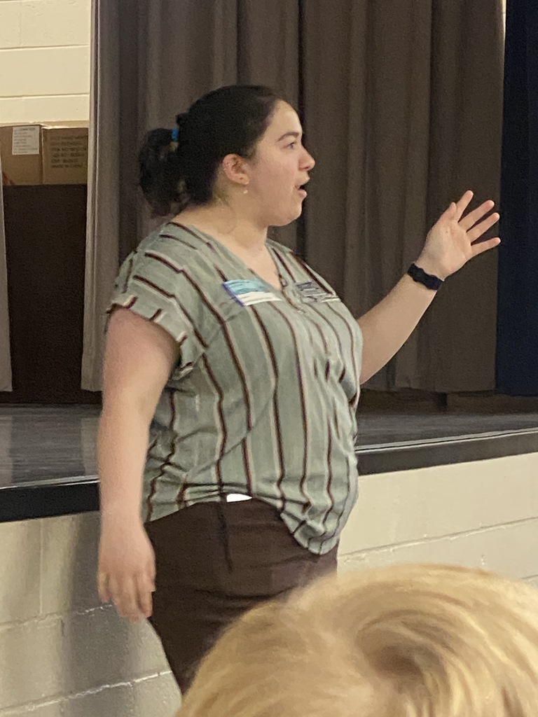 Karisa Zdanky. She is an astronomer at the Tellus Museum. She came to speak to 2nd grade about the stars, moon, seasons, and shadows. (1)